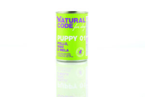 Natural code puppy 01 - POLLO RISO E MELA