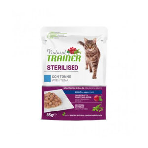 Natural trainer cibo gatto sterilised- TONNO