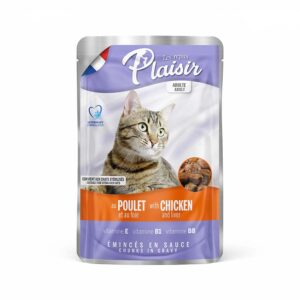 Plaisir cat adult sterilised bocconcini - POLLO